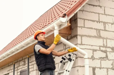Pose et remplacement de gouttières à Scaër